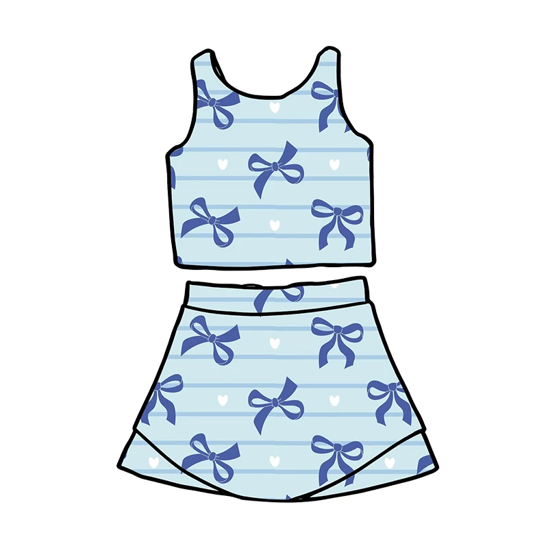 Comfortable and durable racerback kids yoga bras in bulk for B2B wholesale, perfect for activewear retailers and fitness studios.