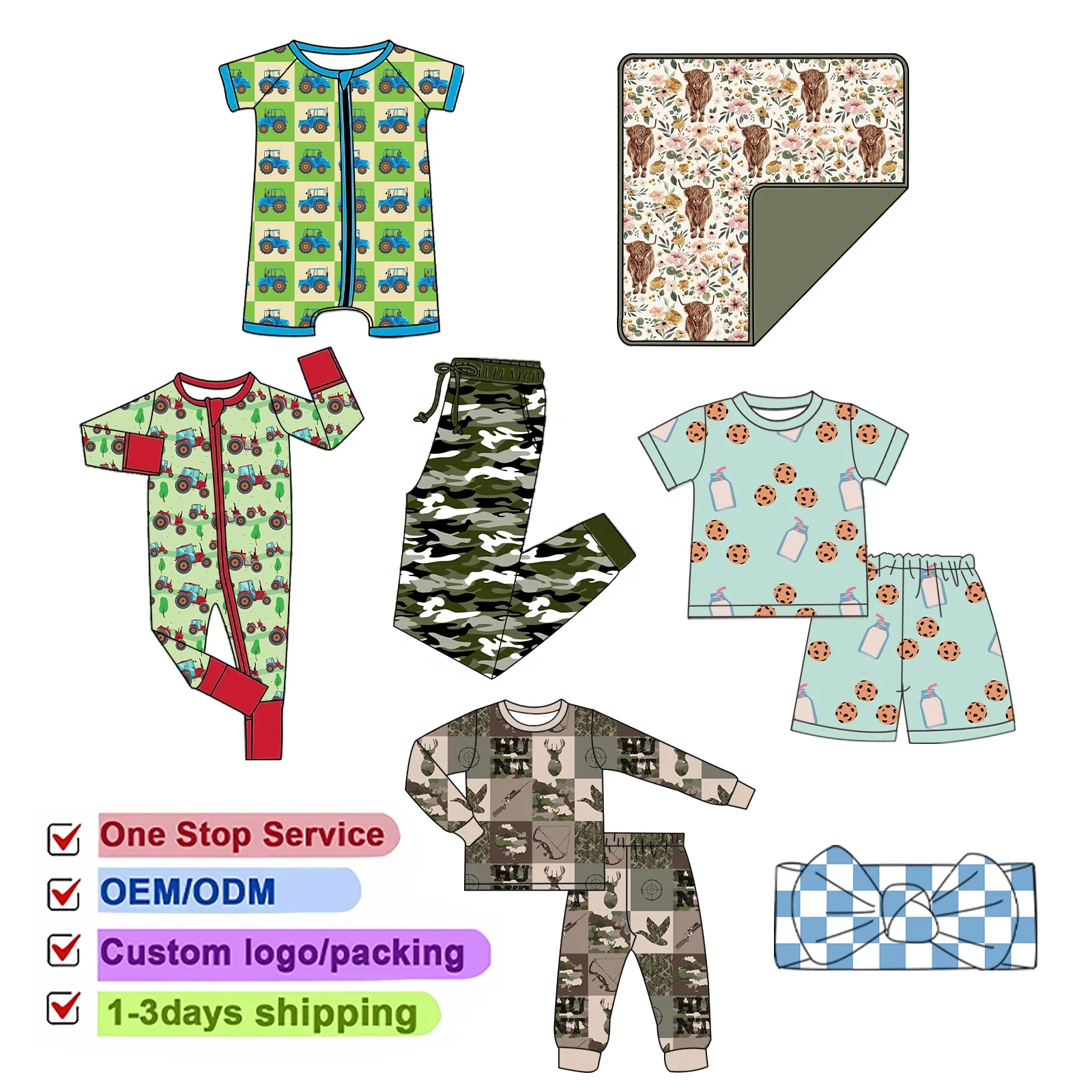 Fruit Food New Custom Multicolour Sleeveless Summer Baby Girl Clothing Comfortable Fabric Grid Printed Yoga Sets - Image 6