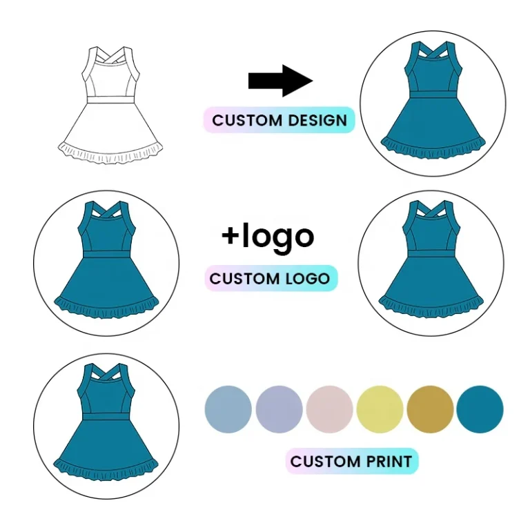 Unique Price Yoga Wear Kids Private Label Service Small Batch Collections for Modern Brand