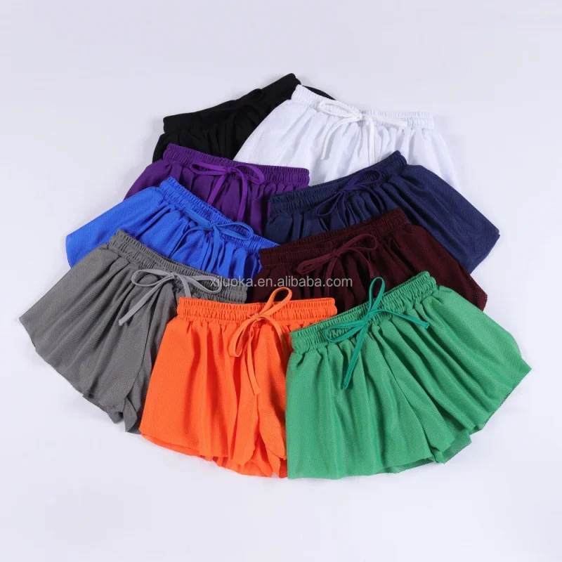 Solid Color Sport Shorts for Kids - Lightweight Breathable Fabric Perfect for Running Playground & Summer