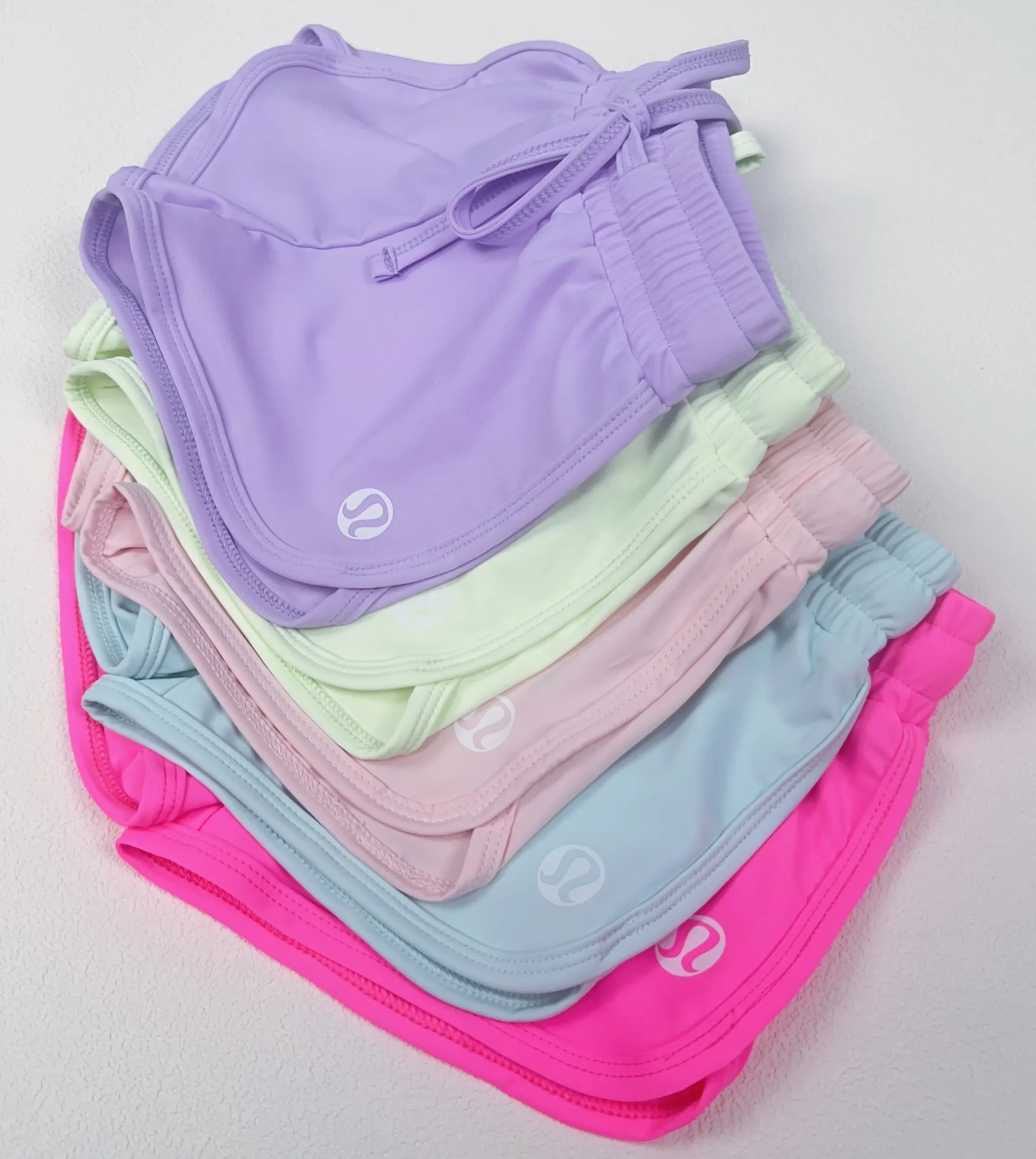 KERUI Youth Girls Yoga Fitness Athletic Shorts with Drawstring Baby Girls Yoga Shorts Girls Tights Bike Shorts - Image 4