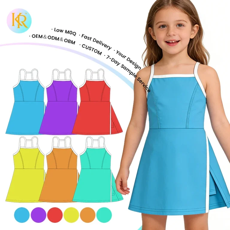 Cutout Back Kids Activewear Elite Garment Suppliers Supporting Fast Lead-Time Guaranteed (