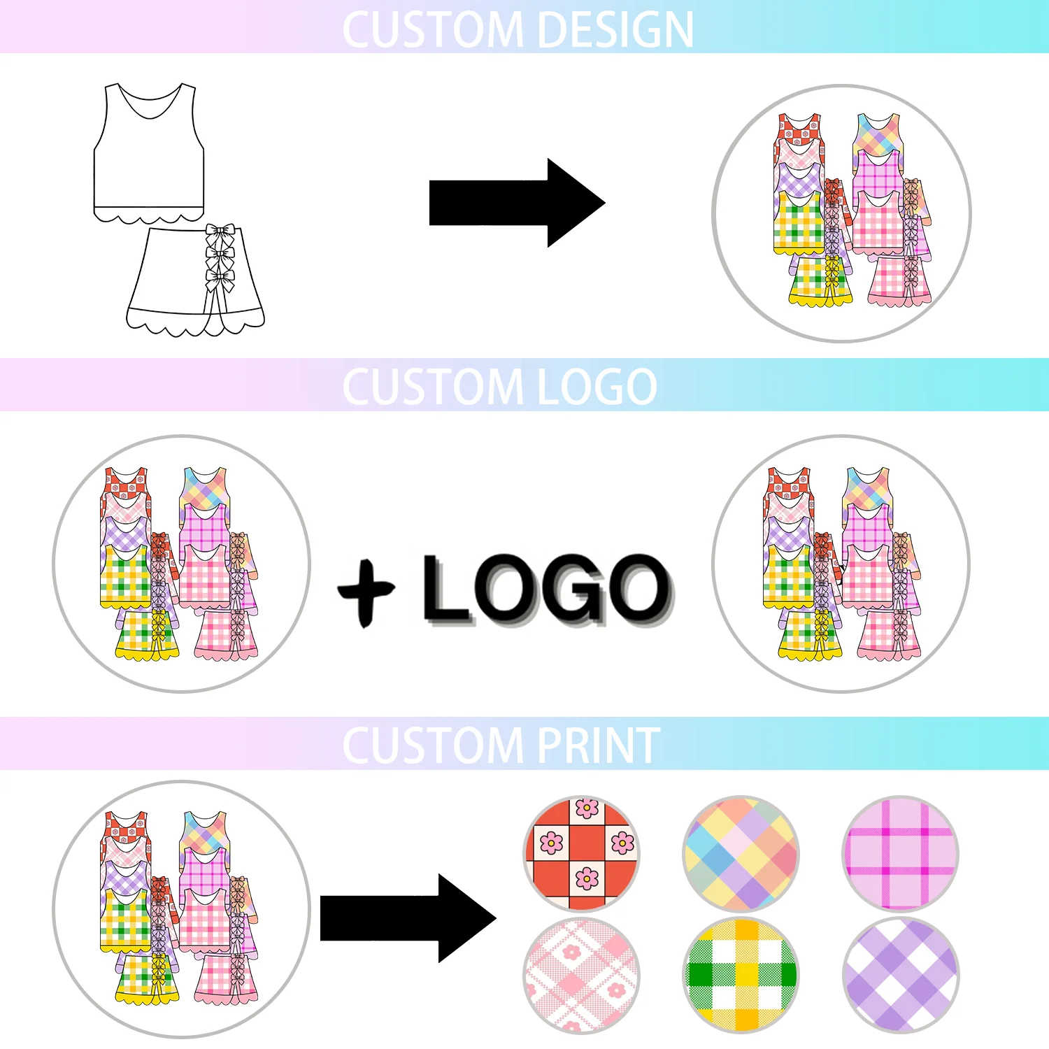 Kerui Girls Athletic Wear Sleeveless Vest Bow Tied Skirt with Shorts Tennis Set Toddler Girl Casual Custom UPF 50+ Yoga Set - Image 5