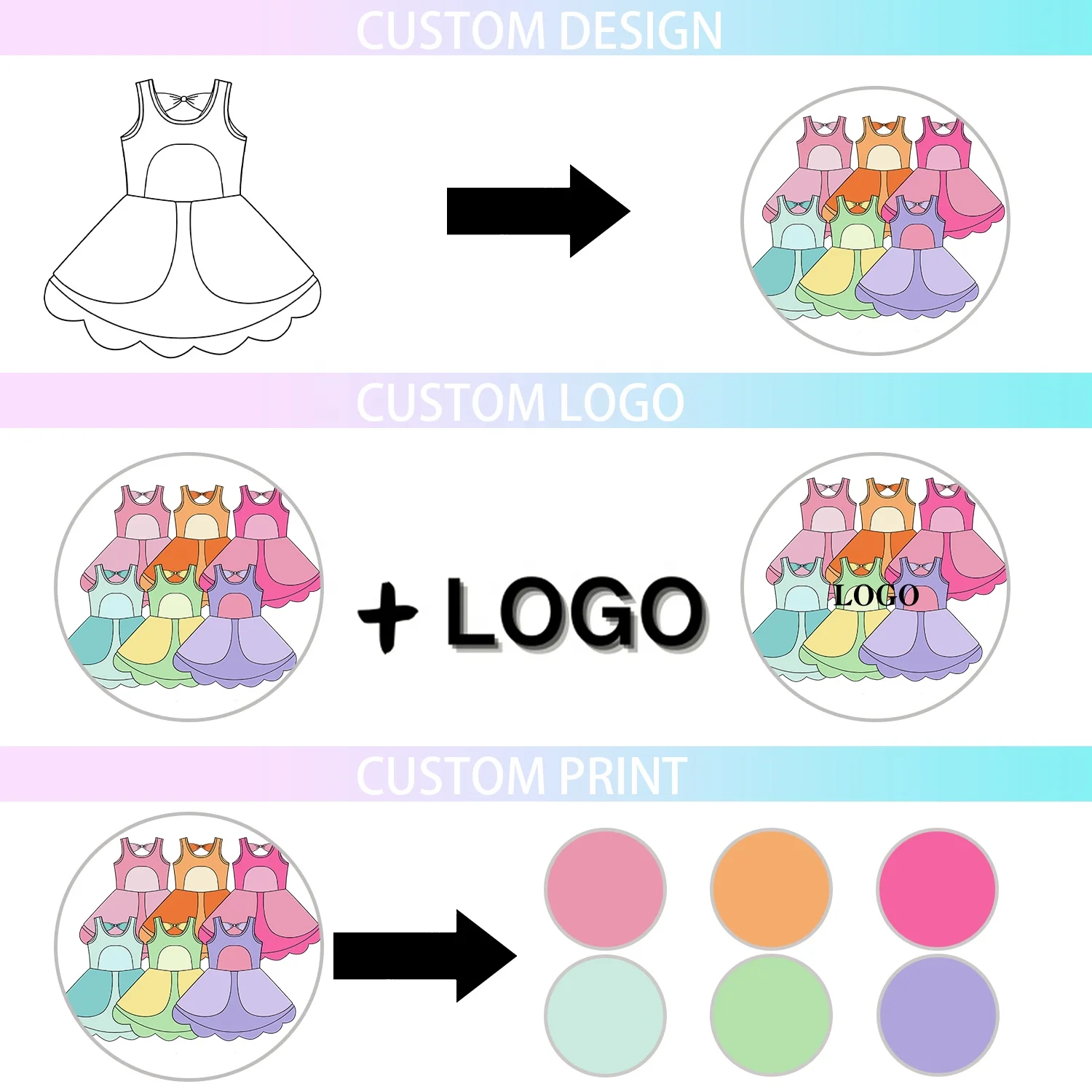 Eco-conscious youth activewear in vibrant designs, perfect for B2B wholesale buyers seeking sustainable fashion solutions for young customers.