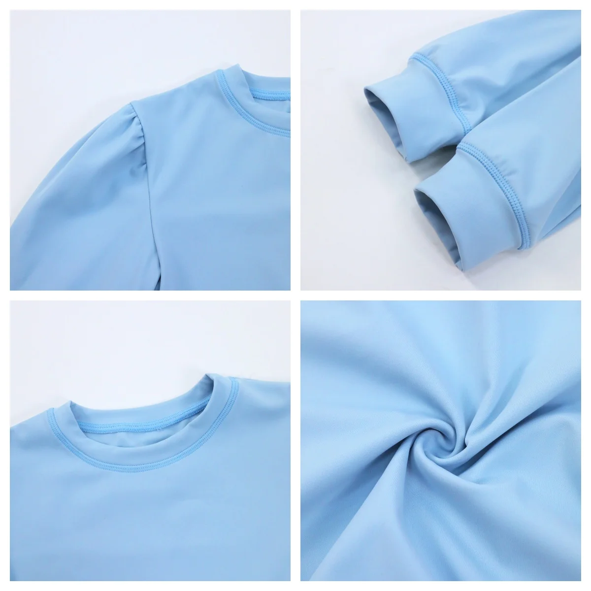 Custom Kids Autumn Winter Tracksuits Sets Yoga Fabric Jogger with Embroidered Sweatshirt Casual Plaid Pattern for Kid Girls - Image 5