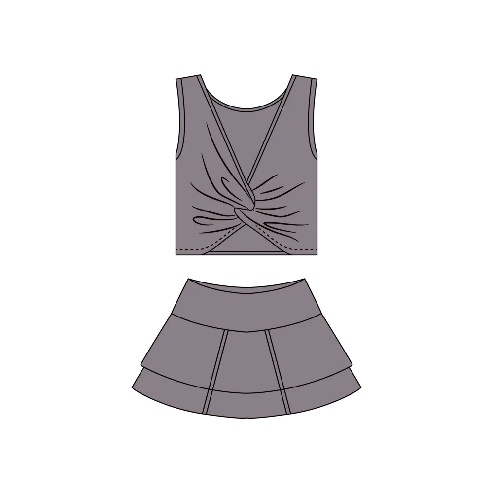 Comfortable padded kids yoga bras in bulk for B2B wholesale. High-quality, supportive activewear designed for young athletes and yoga enthusiasts.
