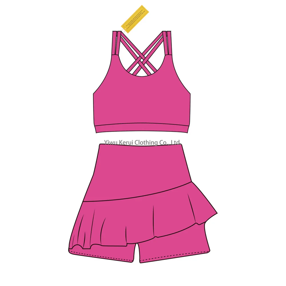 Wholesale kids yoga leggings with pockets, perfect for activewear retailers seeking durable, stylish, and functional apparel for young customers.