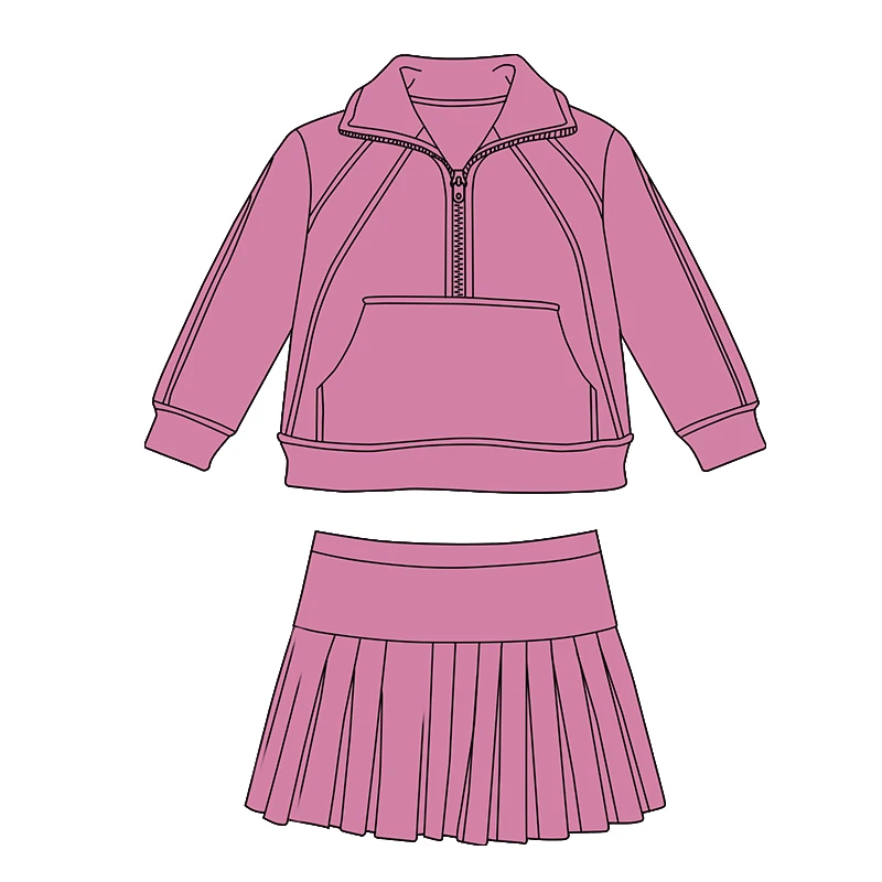 High-quality youth sports gear in vibrant designs, perfect for B2B wholesalers seeking durable, energetic apparel for active young athletes.