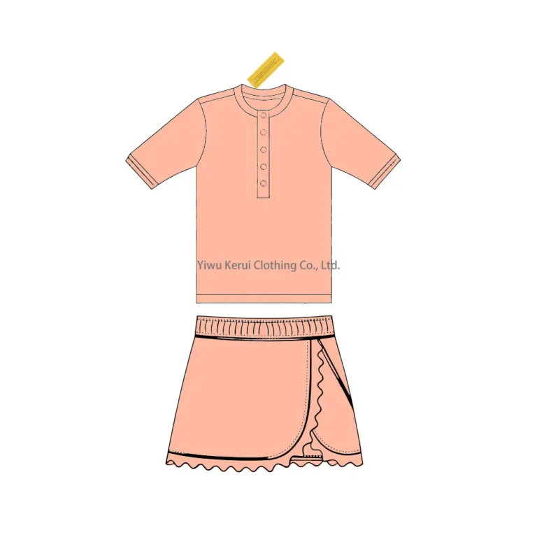 Girls Foldover Waistband Leggings Fast Lead Time Supporting Small Batch Production (Low MO