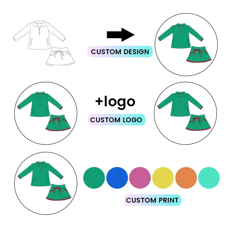 Kerui Fall Winter Yoga Material Active Wear Kids Gym Girls Sports Wear Clothing Sets Customized Girls Gym Sets - Image 2