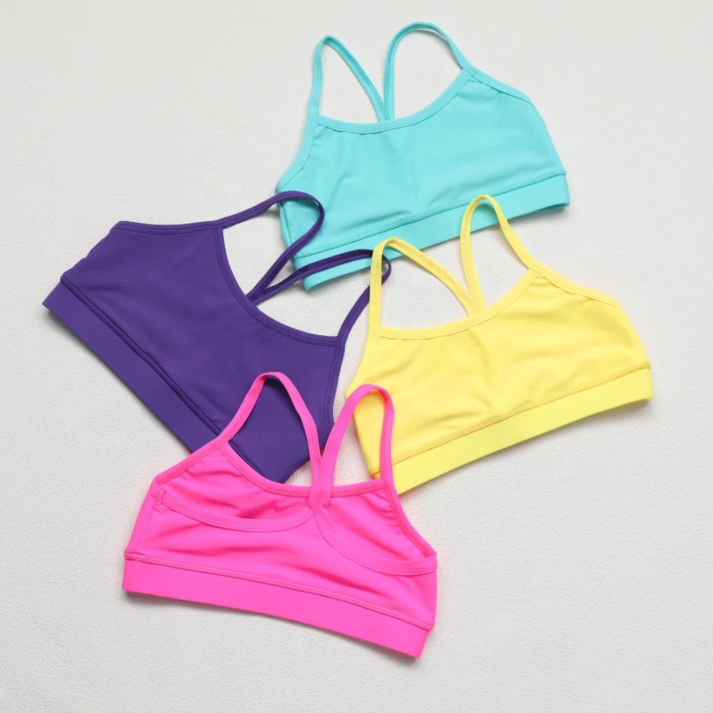 KERUI Baby Girls Yoga Clothing Sets Children Nylon Spandex Suit Kids Athletic Wear Running Multi Color Matching Breathable Suits - Image 3