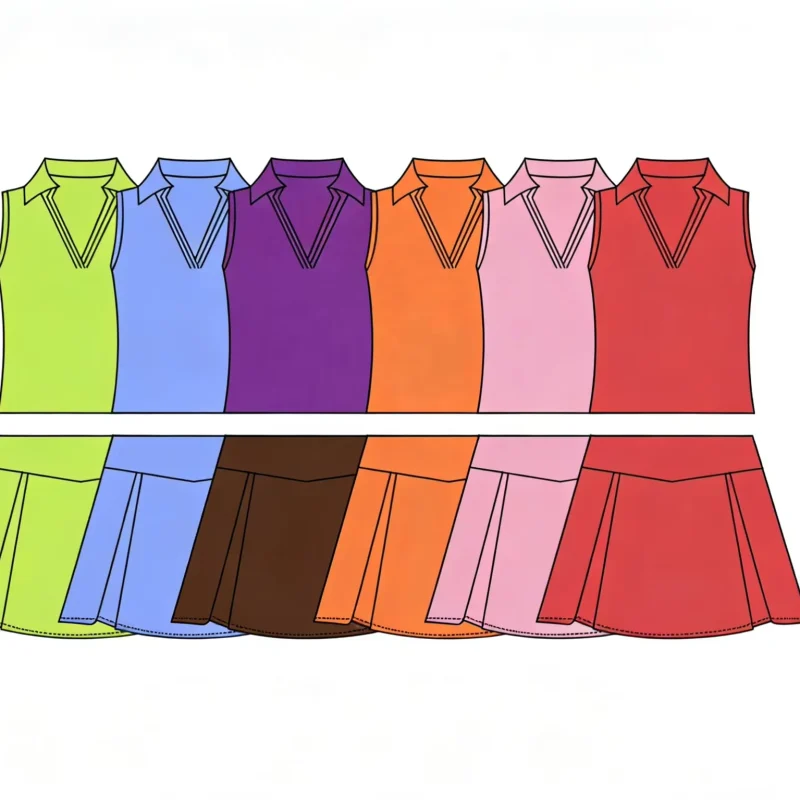 Custom Kids /Women Solid Color Yoga Shorts Clothing Sets Breathable 2-Piece Sleeveless Waist Logo Factory Wholesale Price