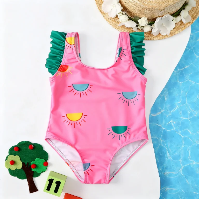 Tiered Pricing Sun Protection Kids Swimwear And Yoga Small Batch Production Bulk Discounts