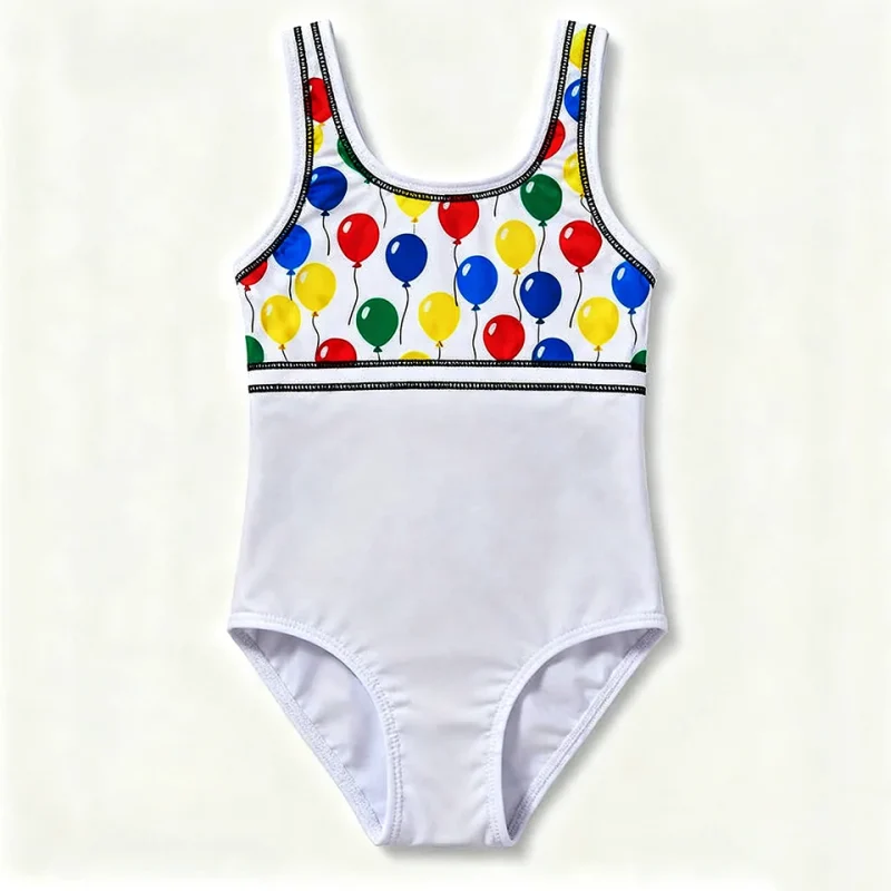 OEKO TEX Girls Clothing Swimwear Female Child Swim Suit Customizable Children One Piece Swimsuits for Beach Parties
