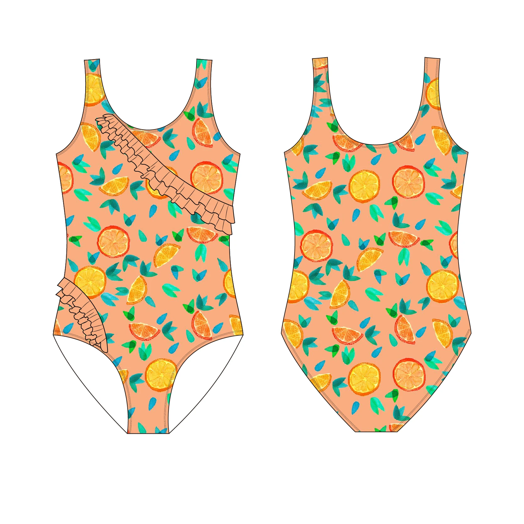 Children's ice activewear in vibrant designs, ideal for B2B wholesale buyers seeking durable, high-performance apparel for winter activities.