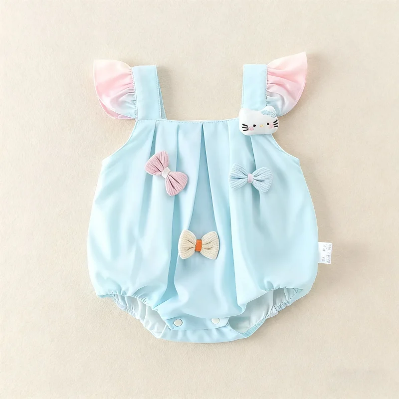 Cute Pretty One-Piece Beachwear Bathing Suits for Teen Girls Sportswear Type Swimwear with Print Pattern Included