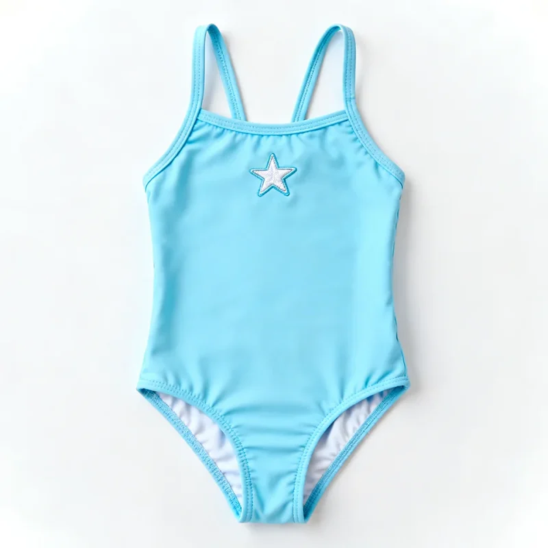 OEKO TEX Certified Eco-Friendly Custom Printed Bikini Baby Girls Swimwear Spandex/Polyester Breathable Soft Summer Toddler