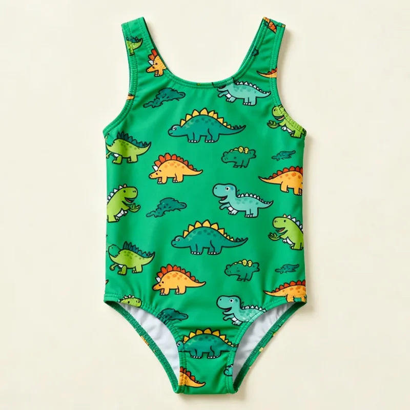 OEKO TEX Summer Custom One Pieces Kids Bikini Cute Girl Swimwear Beachwear Bathing Suits Baby Swimsuits for Beach