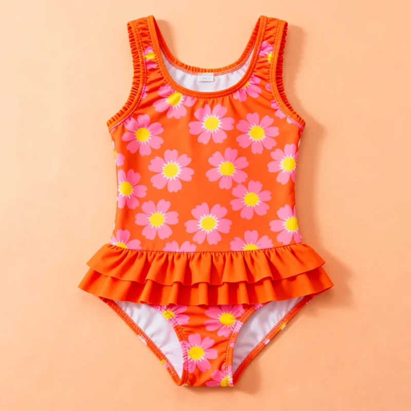 OEKO TEX Girls One Piece Swimsuit UV Swimwear Baby Swimming Suits Upf 50 Kids  Bathing Suit for Beach