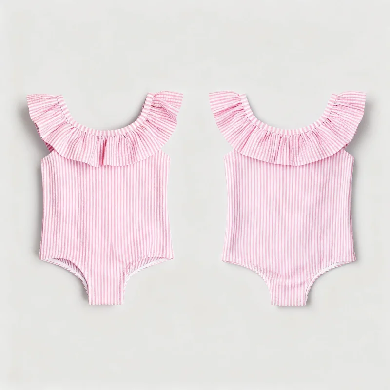 Girls' One-Piece Swimsuits Beachwear and Burkini Swimwear Options for Children