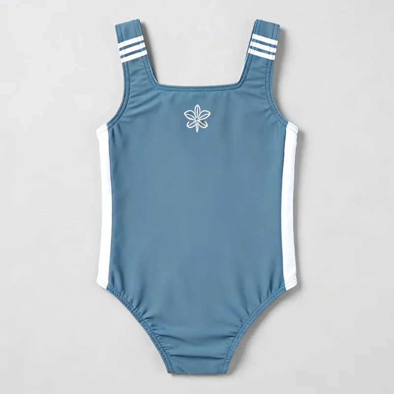 OEKO TEX Eco Friendly Summer Swimwear Girls Bathing Suits Manufacturer Custom Baby One Piece Swimsuit