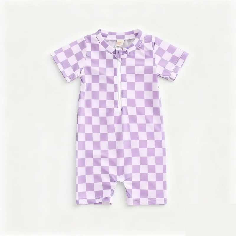 Custom OEM Girls One-piece Swimwear for Children-UV Protection Eco-Friendly Customized Color & Size