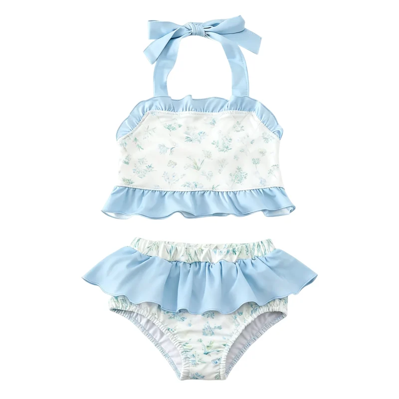 Custom UV Swimwear for Kids Baby Beach Wear and Girls Bathing Suit in Summer