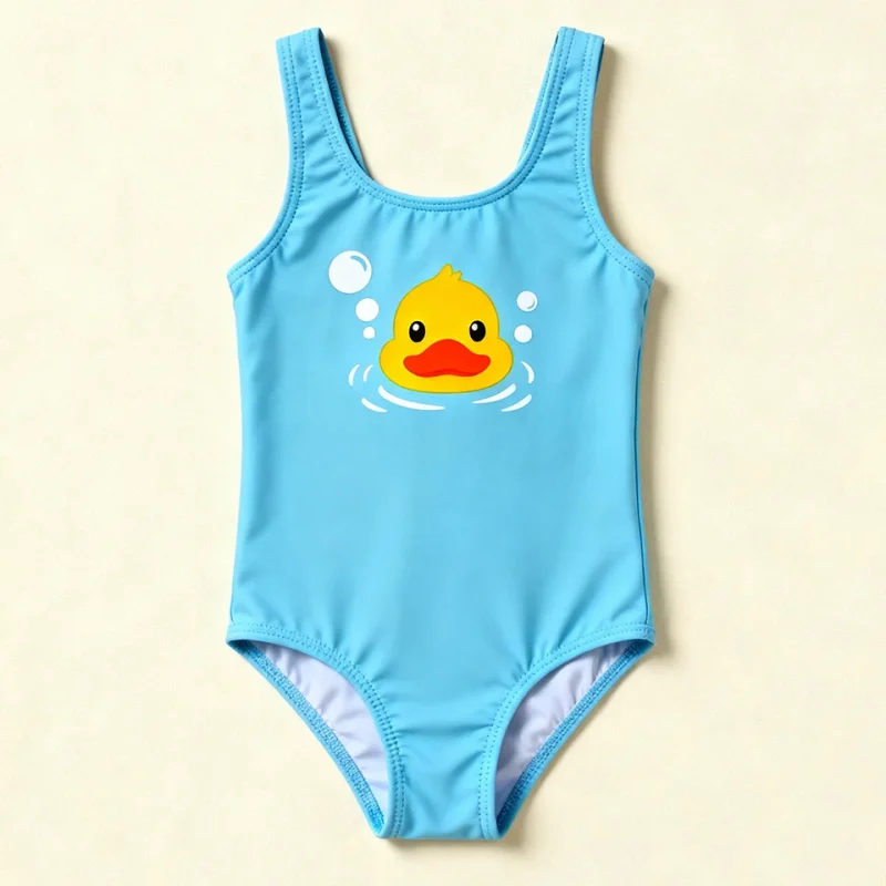 OEKO TEX Upf 50 Kids Swimwear One Piece Swim Suit Manufacturers Girls Swimsuit Customization Cute Bathing Suit