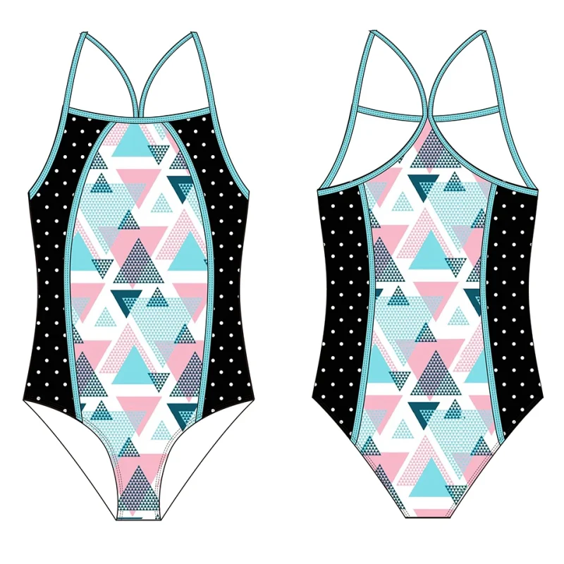 OEKO TEX Repreve Kids Bathing Suits Beach One Piece Swim Suit Supplier Swimming Suits Eco Friendly Toddler Girl Swimsuits