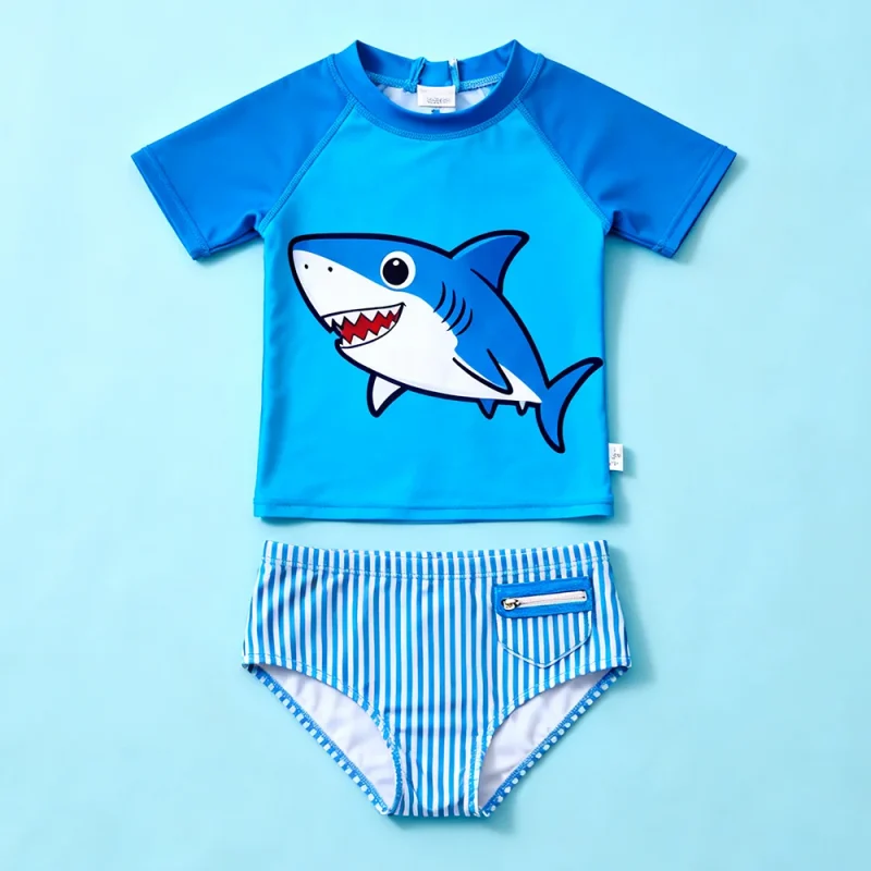 OEKO TEX Custom UV Protected Summer Beach Two-Piece Swimwear for Girls Eco-Friendly Spandex/Polyester Soft Breathable Bathing