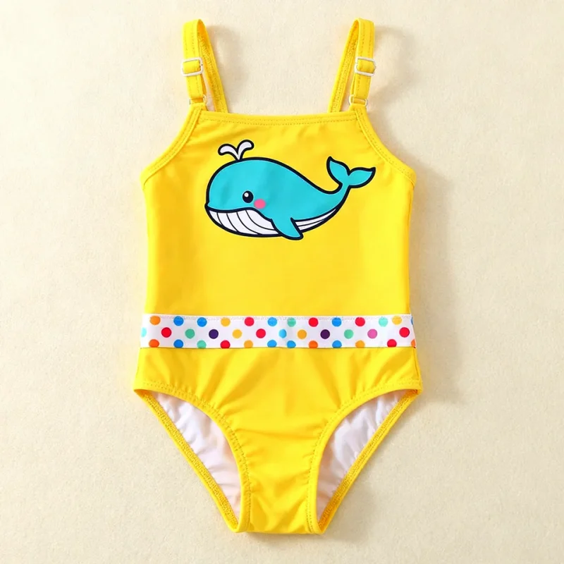 OEKO TEX Custom Girls Swimsuit Kids Bathing Suits Toddler Swimwear Beachwear One Piece Swimsuit for Children