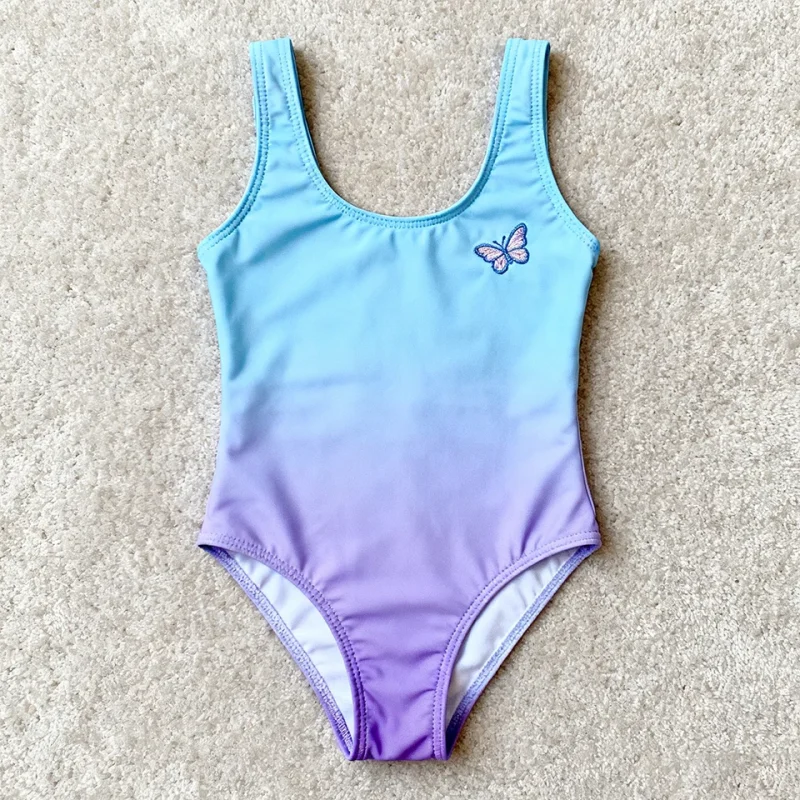 OEKO TEX Custom Toddler Swimsuit UPF 50 Female Child Swim Wear Baby Girl Beach Clothes One Piece Swim Suit Spandex/Polyester