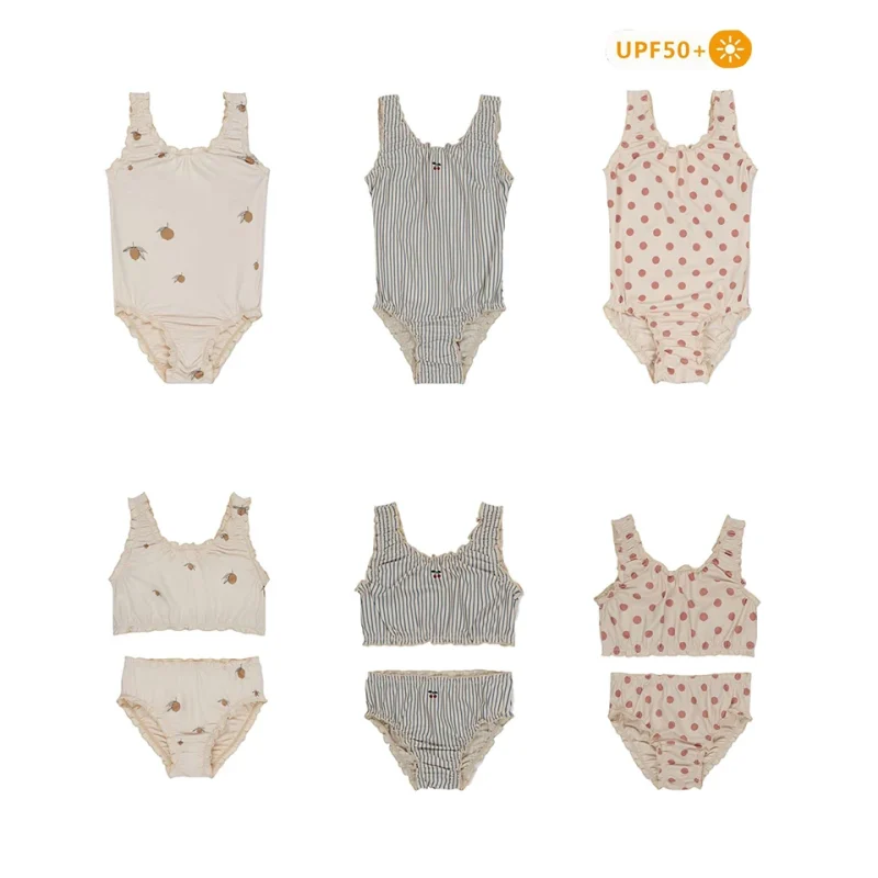 Oeko Tex Anti Chlorine Sunscreen One Piece Swimsuit Custom Bathing Suit Quick Dry Kids Swimwear for Girls